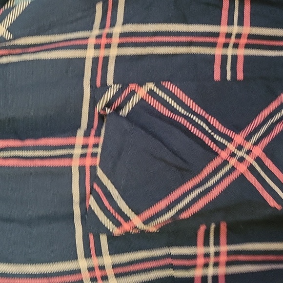 Torrid black plaid with red and tan - Picture 2 of 8